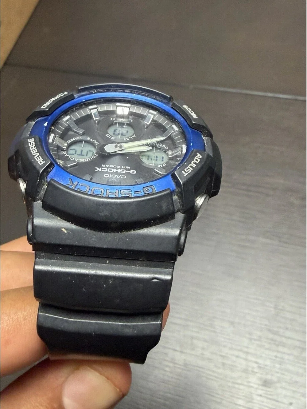 Casio G-Shock GAS-100B As Is